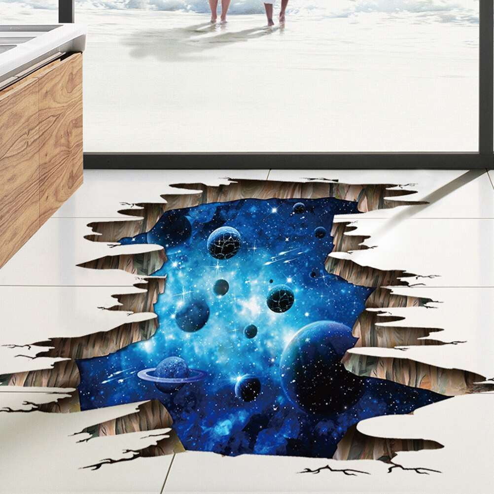 3D Wall Art, Galaxy Wall Decals, Realistic Wall Stickers - available at Sparq Mart