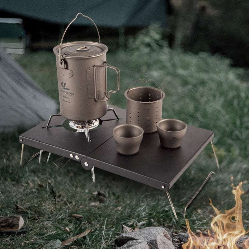 Aluminum Stove Stand, Camping Stove Table, Portable Stove Bracket - available at Sparq Mart