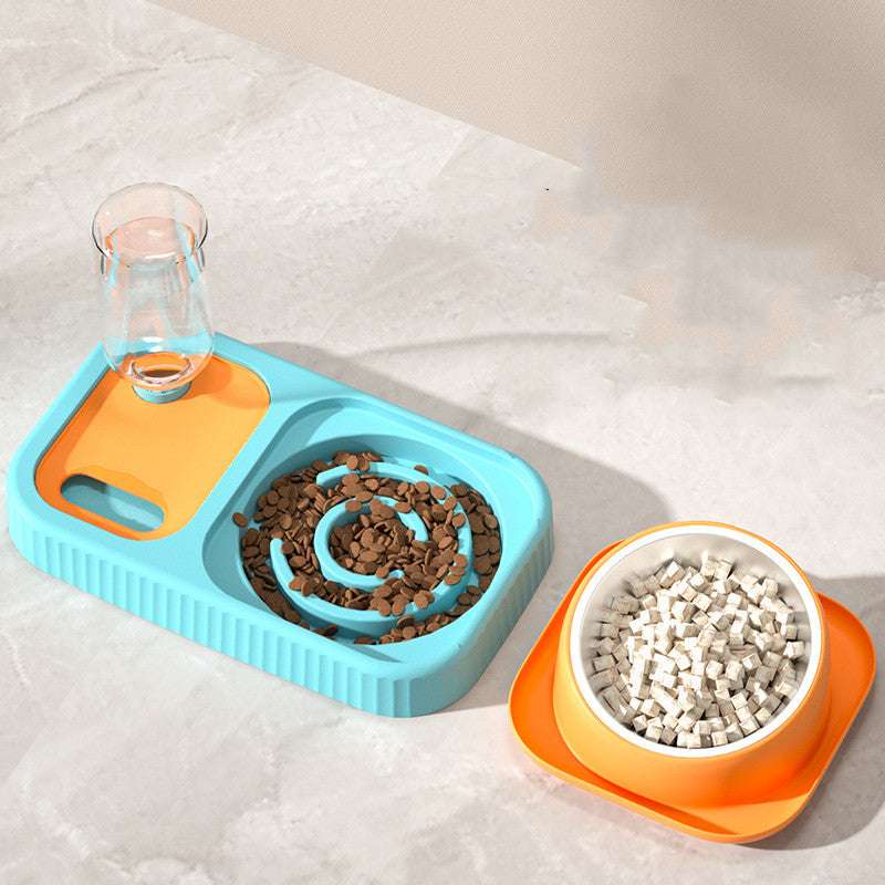 Anti Overturning Water Bowl, Automatic Water Bowl, Cat and Dog Food Bowl - available at Sparq Mart