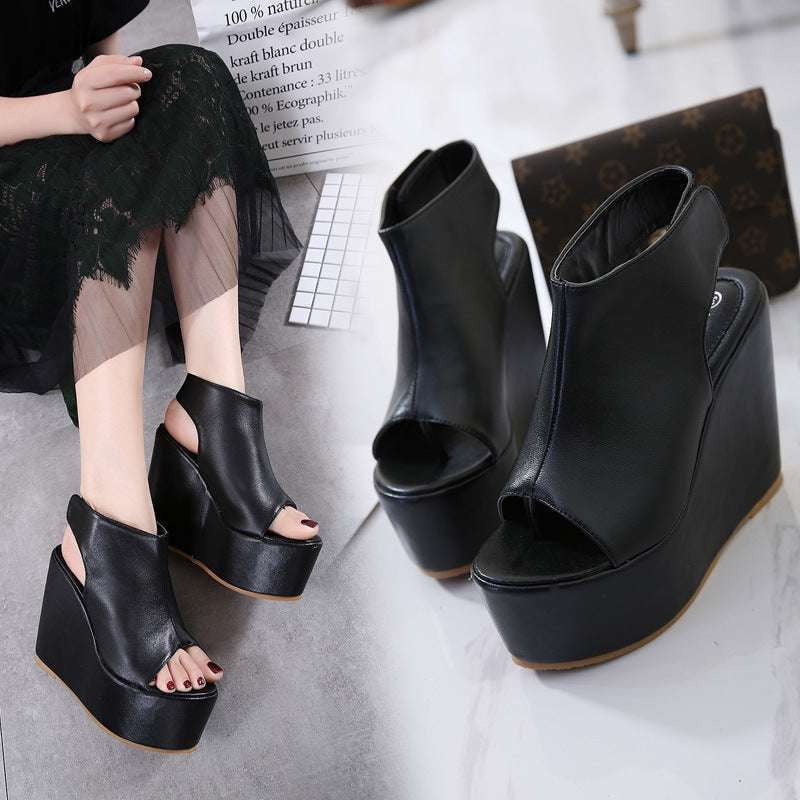 comfortable wedge heels, fashionable wedge shoes, summer wedge sandals - available at Sparq Mart