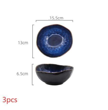 Artisan Serving Bowl, Ceramic Deep Bowl, Irregular Ceramic Dish - available at Sparq Mart