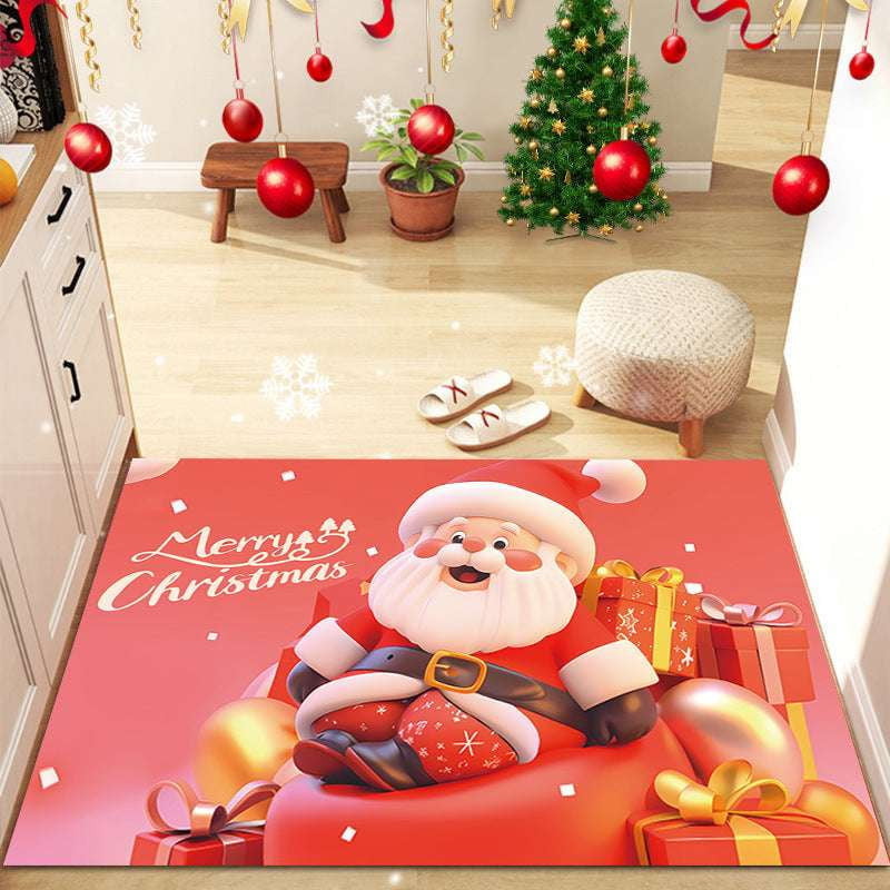 Bay Window Christmas Rug, Christmas Bedside Carpet, Festive Bedroom Carpets - available at Sparq Mart