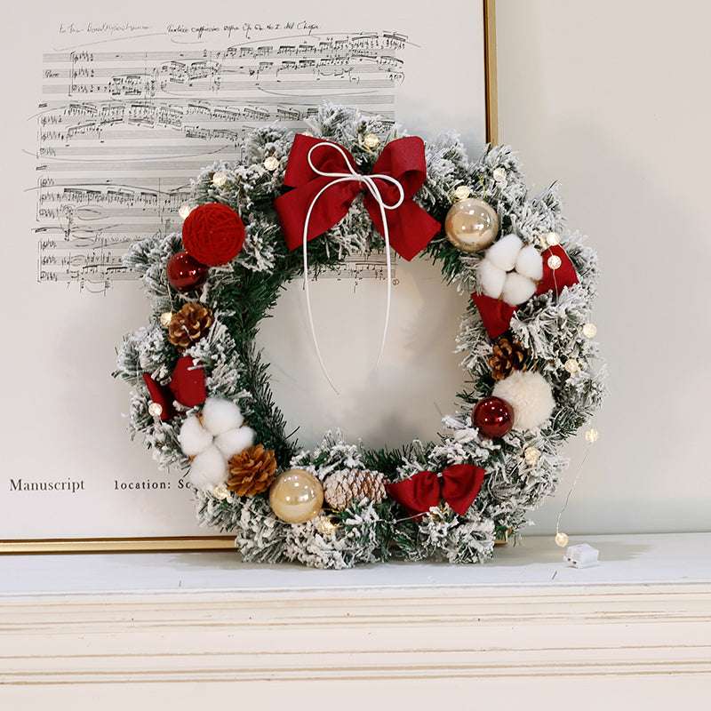 Christmas decoration wreath, Christmas home decor, small desktop ornament - available at Sparq Mart