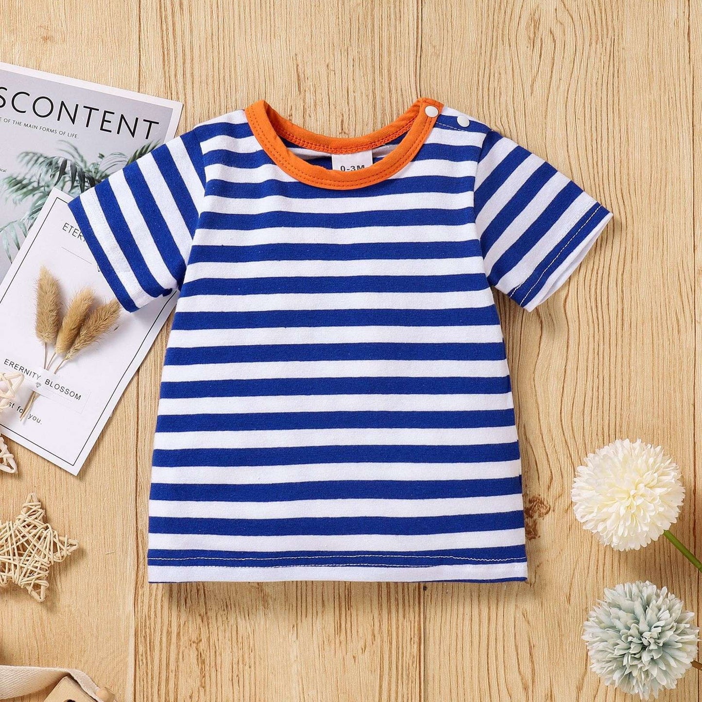 Boys Summer Suit, Newborn Boys Outfit, Toddler Striped Suit - available at Sparq Mart