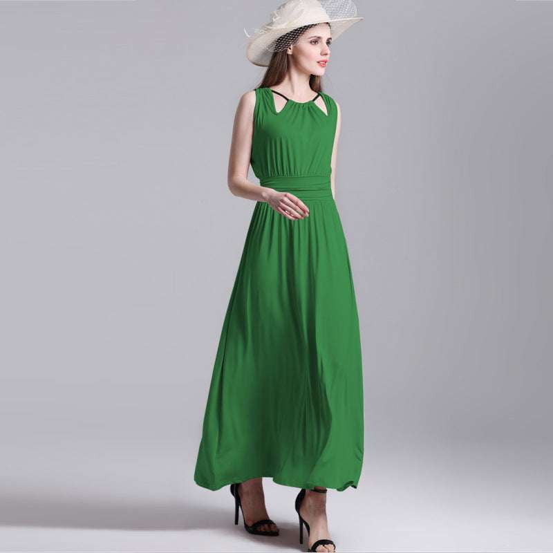 Beach Resort Dress, Bohemian Long Skirt, Thin Skirt Fashion - available at Sparq Mart