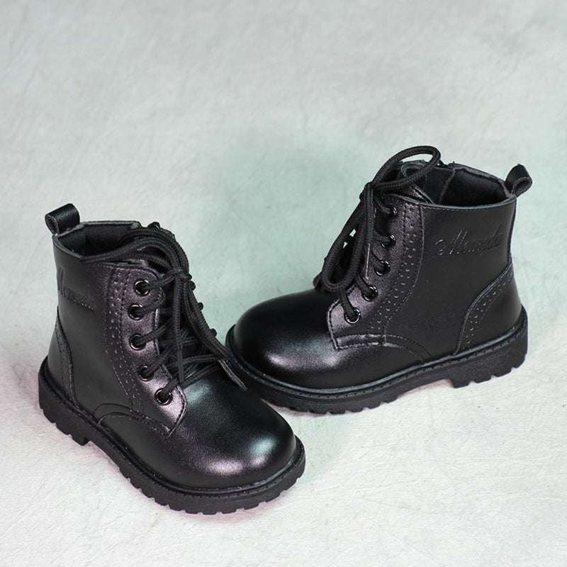 Autumn Boys Booties, Kids Leather Boots, Toddler Performance Footwear - available at Sparq Mart