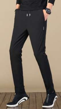 Boys Quick-Dry Pants, Ice Silk Casual Pants, Stretch Elastic Trousers - available at Sparq Mart