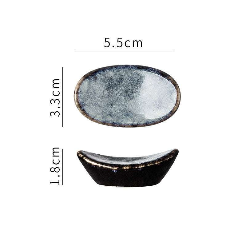 Ceramic Chopstick Rest, Elegant Tableware Accessory, Ingot Chopstick Holder - available at Sparq Mart