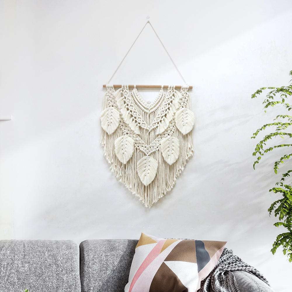 Bohemian Home Accents, Cotton Tassel Tapestry, Handmade Wall Decor - available at Sparq Mart