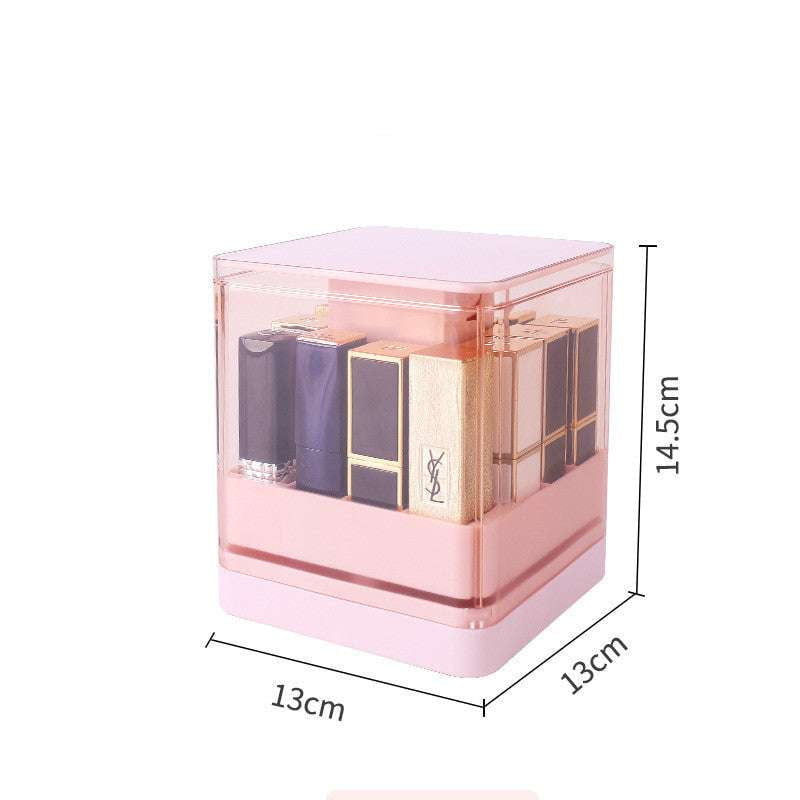 Clear Lipstick Holder, Dustproof Makeup Box, Lipstick Storage Organizer - available at Sparq Mart