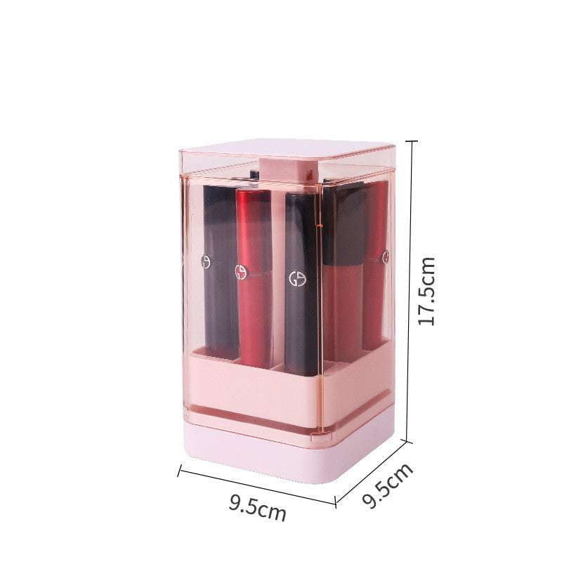 Clear Lipstick Holder, Dustproof Makeup Box, Lipstick Storage Organizer - available at Sparq Mart