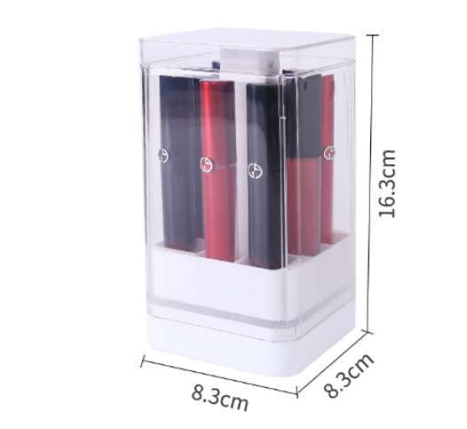 Clear Lipstick Holder, Dustproof Makeup Box, Lipstick Storage Organizer - available at Sparq Mart