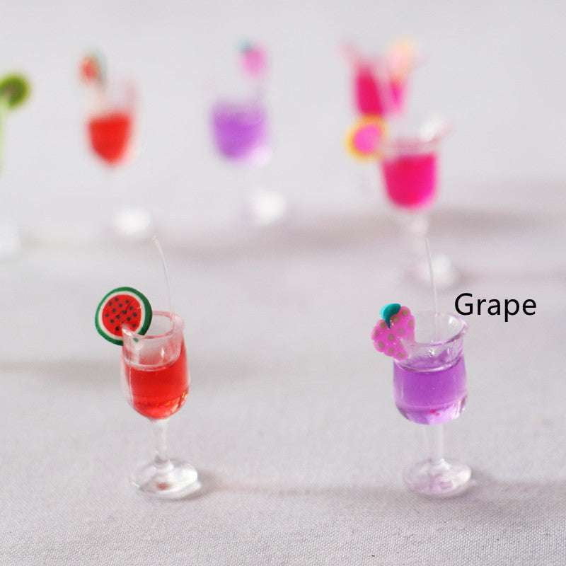 Colorful Cocktail Models, Miniature Fruit Set, Play Fruit Simulation - available at Sparq Mart