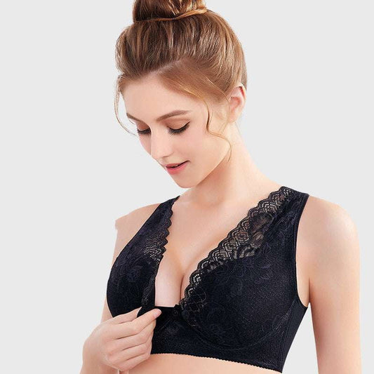 Comfortable Nursing Bra, Lace Maternity Bra, Supportive Pregnancy Bra - available at Sparq Mart