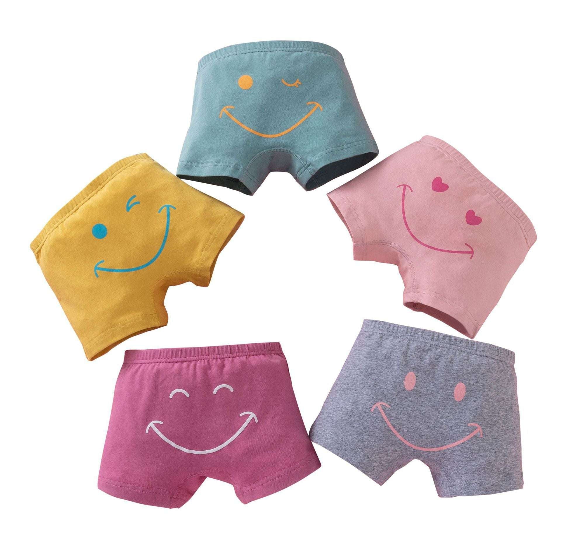 Cartoon Girls Underwear, Comfortable Kids Bottoms, Cotton Baby Shorts - available at Sparq Mart