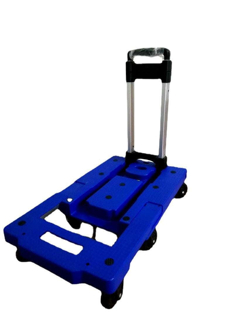 Compact Shopping Trolley, Heavy-Duty Luggage Cart, Portable Folding Handcart - available at Sparq Mart