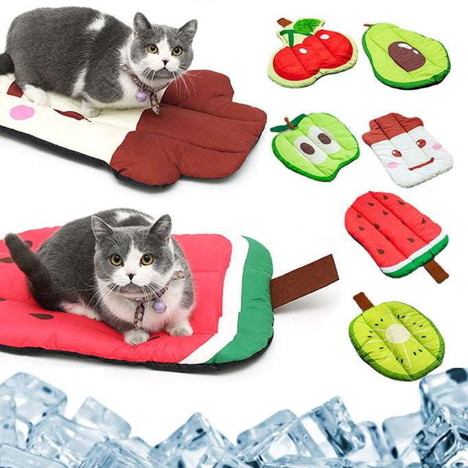 ice silk cooling, summer pet comfort, washable cooling mat - available at Sparq Mart