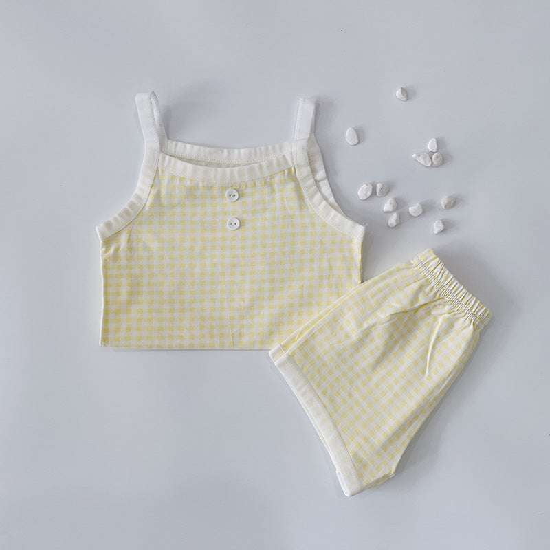 Comfortable Toddler Loungewear, Cotton Infant Outfit, Cozy Baby Summer Sets - available at Sparq Mart