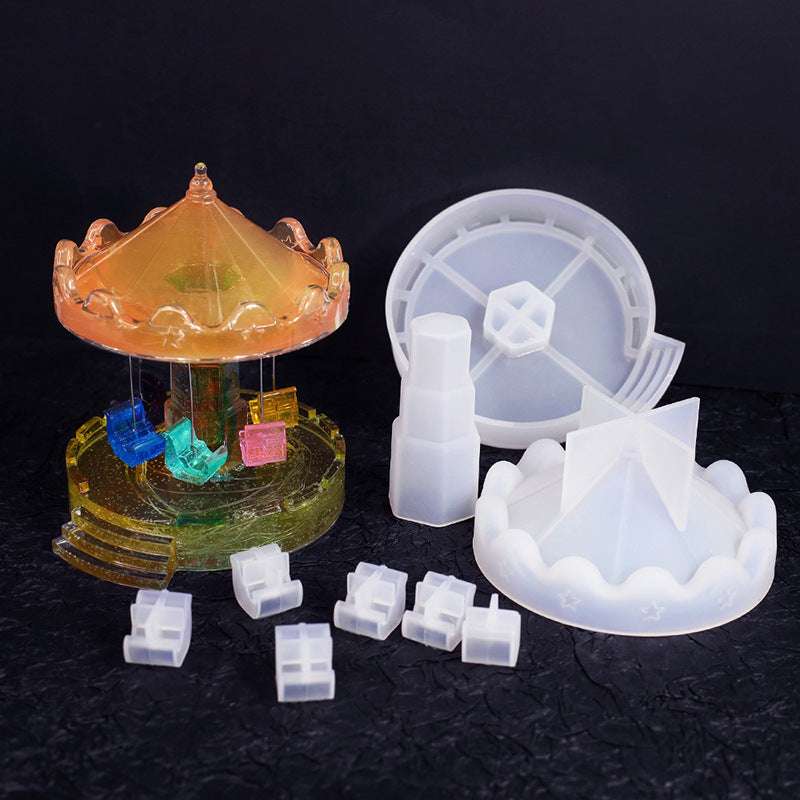 Carousel Mold Design, Chair Mold Crafts, Crystal Drop Glue Chair Mold - available at Sparq Mart