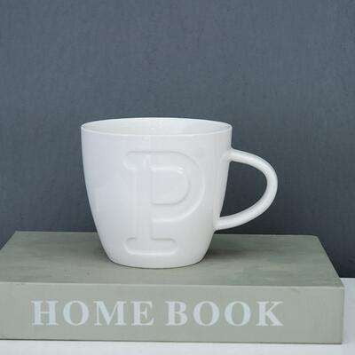 Creative English Letter Ceramic Cup, Every Occasion, Unique Gift - available at Sparq Mart