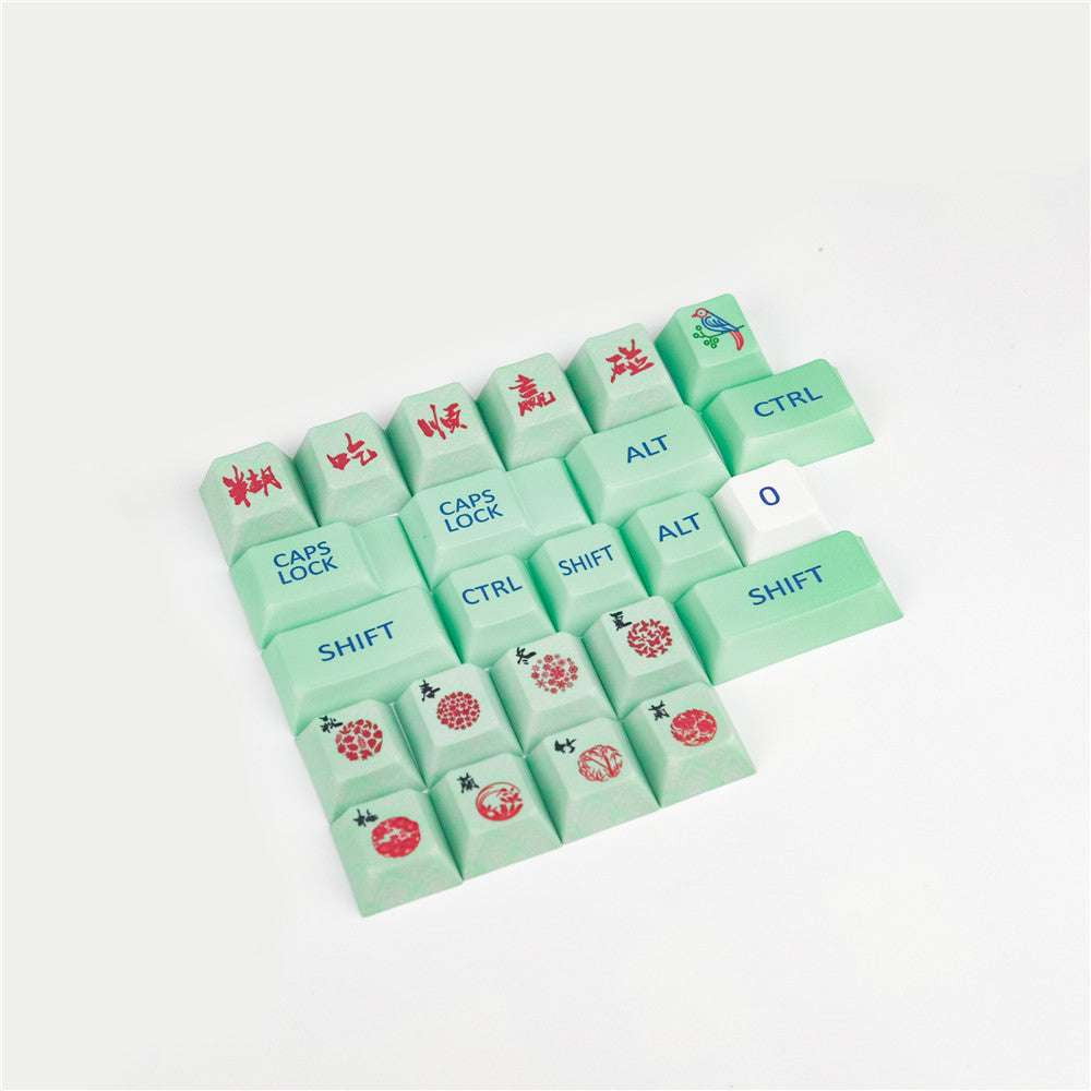 Cherry Profile Keycaps, Mahjong Keycap Set, Unique Keyboard Keycaps - available at Sparq Mart