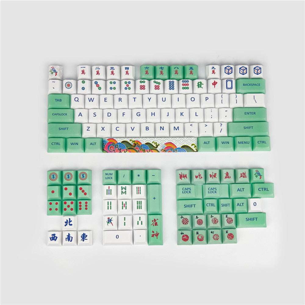 Cherry Profile Keycaps, Mahjong Keycap Set, Unique Keyboard Keycaps - available at Sparq Mart