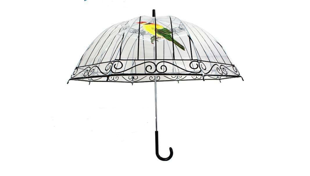 Custom Transparent Umbrella, Durable Handle Umbrella, Thick Poe Umbrella - available at Sparq Mart