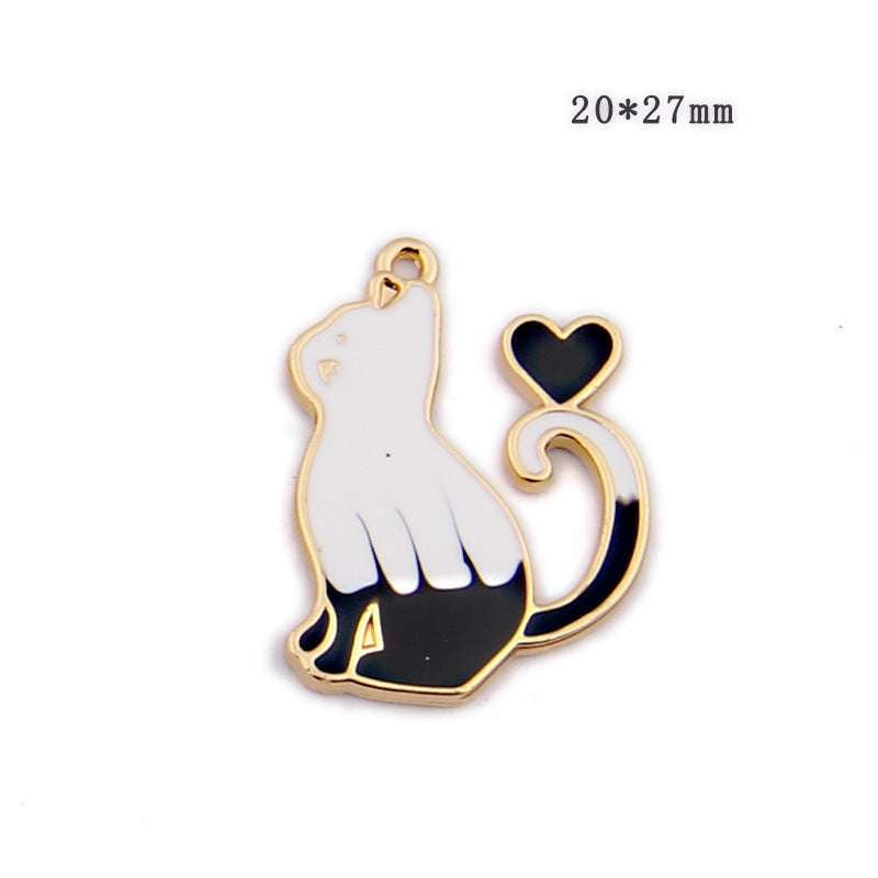 animal theme jewelry, cat lover earrings, fashion pendant earrings - available at Sparq Mart