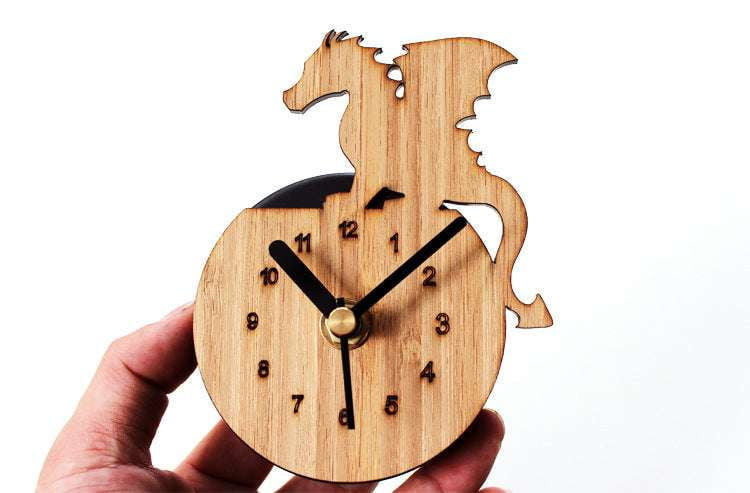 decorative wall timepiece, dragon bamboo clock, magnetic fridge clock - available at Sparq Mart