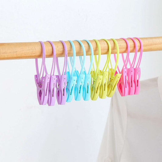 Compact Clothespin Rope, Durable Windproof Clothespin, PP Material Clothes Hanger - available at Sparq Mart