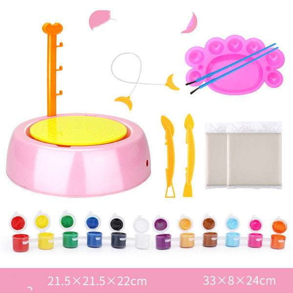 Creative Clay Kit, Electric Pottery Wheel, Kids Craft Set - available at Sparq Mart