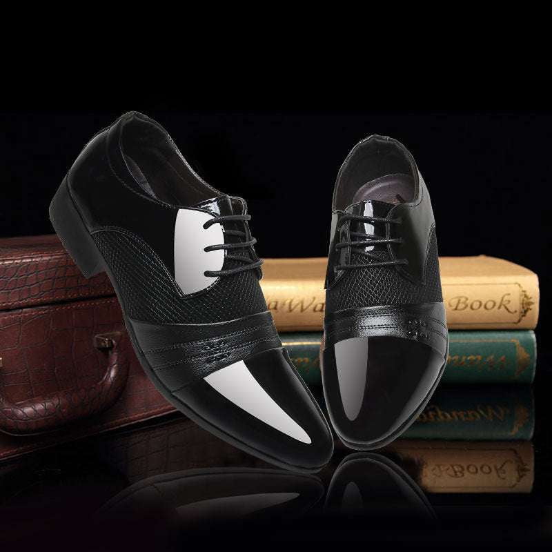 business casual shoes, elegant dress shoes, men's leather formal - available at Sparq Mart