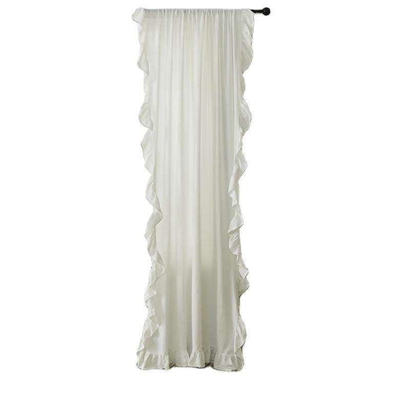 luxury curtain styles, ruffled blackout curtain, semi blackout fabric - available at Sparq Mart