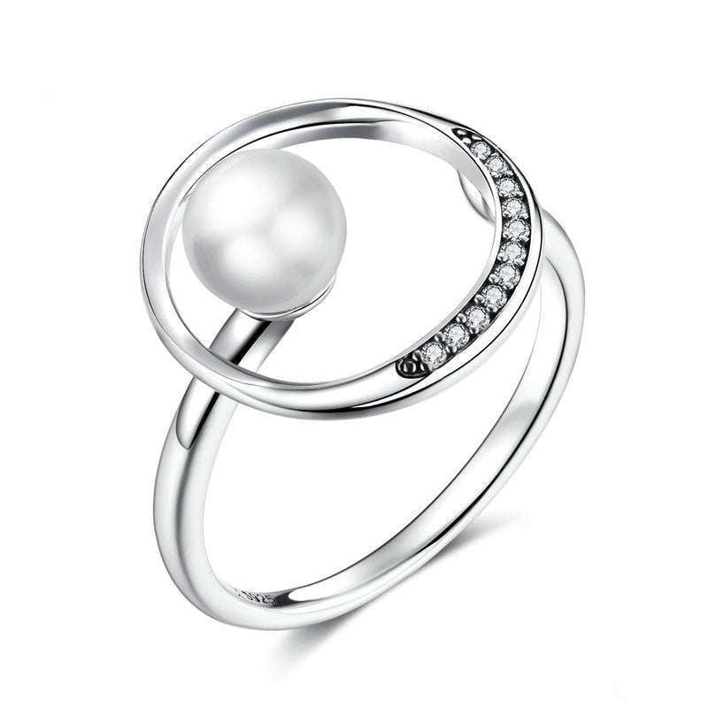 Elegant Silver Ring, S925 Shellfish Ring, Women's Silver Jewelry - available at Sparq Mart