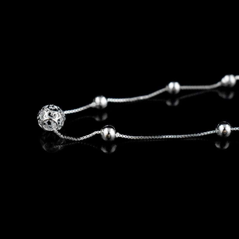 Elegant Silver Anklet Charm Ankle Bracelet Ladies Fashion Anklet - available at Sparq Mart