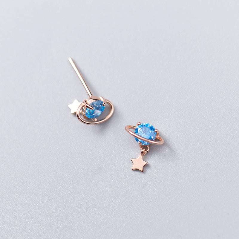 Fashionable Ear Jewelry, High-Quality Silver Earrings, Silver Ear Studs Women - available at Sparq Mart