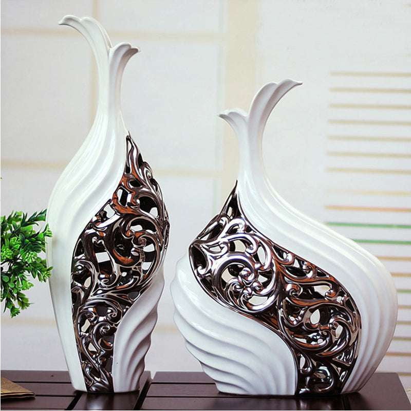 Decorative Vase Gift, Elegant Centerpiece Vase, Luxurious Home Accents - available at Sparq Mart