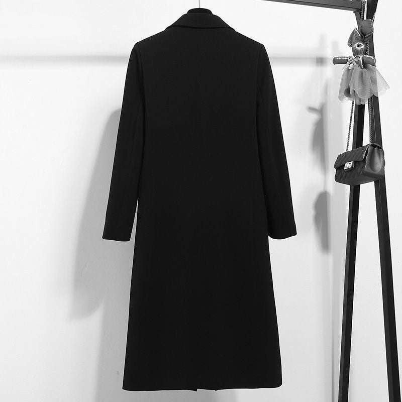 elegant black blazer, formal ladies attire, women's slim suit - available at Sparq Mart