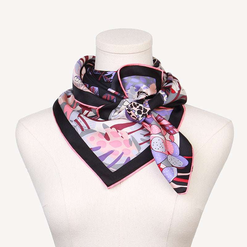 designer shawl wrap, luxurious silk scarves, twill silk scarf - available at Sparq Mart