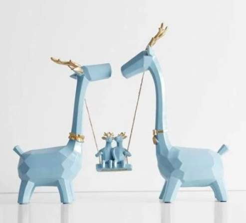 Decorative Deer Statues, Deer Family Decor, Enchanting Home Ornaments - available at Sparq Mart