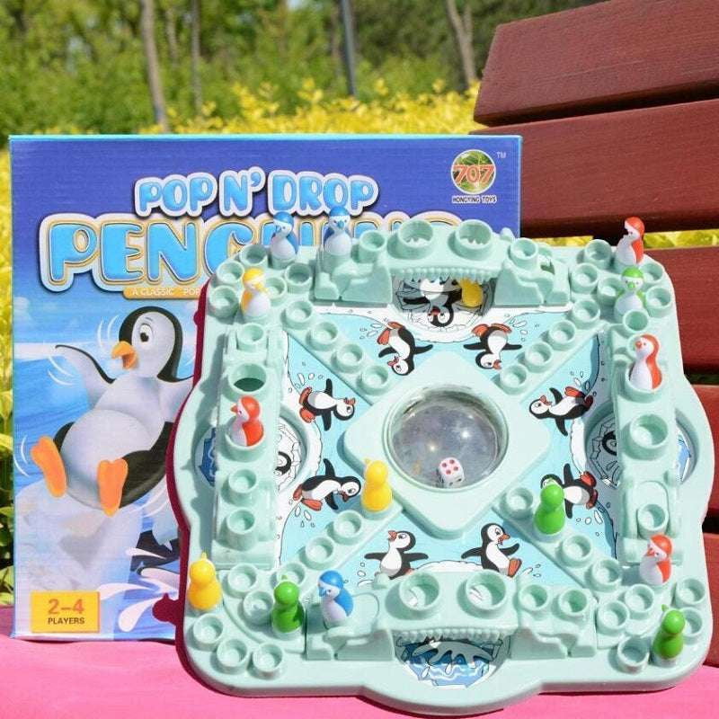 Family Puzzle Activity, Interactive Dice Game, Penguin Board Game - available at Sparq Mart