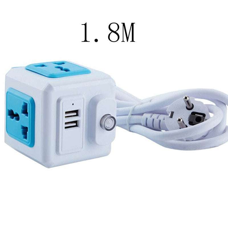 European power strip, power cube socket, terminal block - available at Sparq Mart