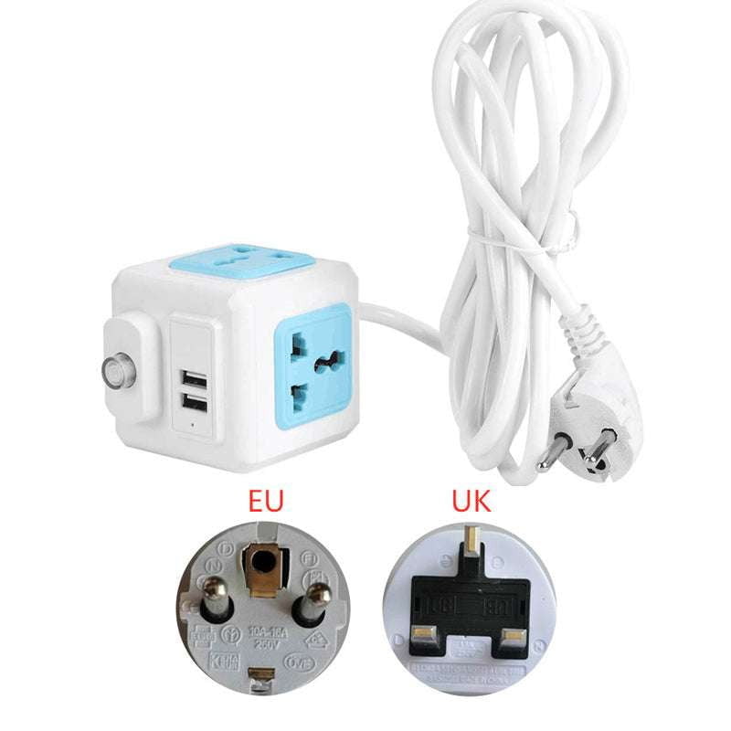 European power strip, power cube socket, terminal block - available at Sparq Mart