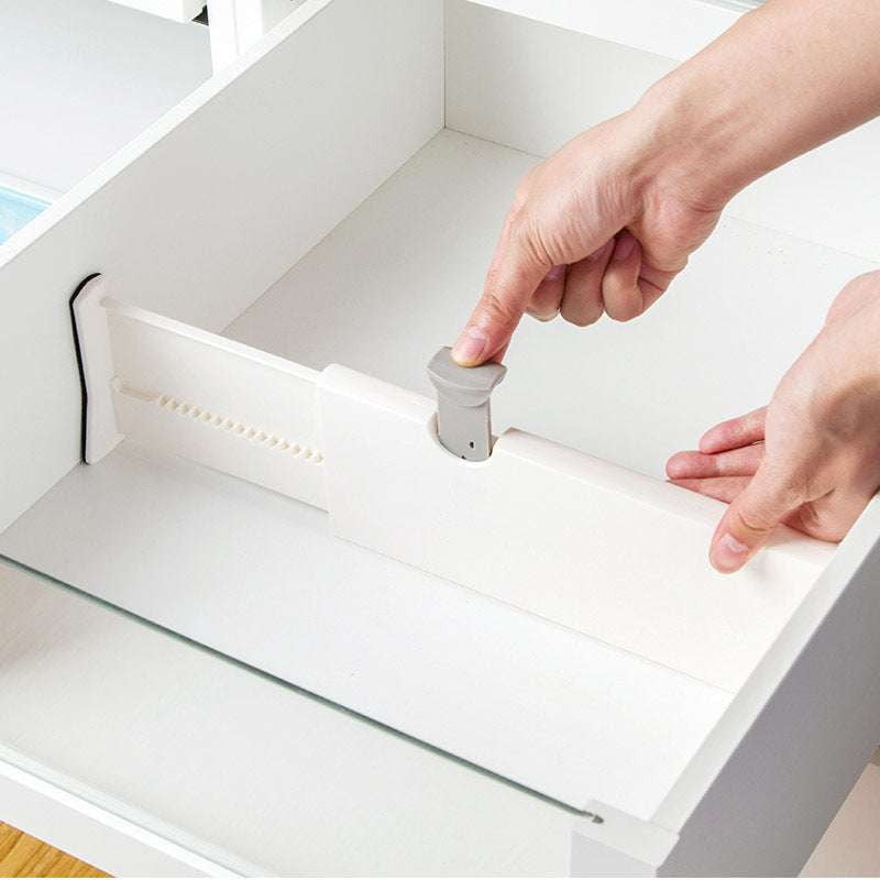 Customizable Shelf Divider, Expandable Drawer Organizer, Wardrobe Storage Solution - available at Sparq Mart