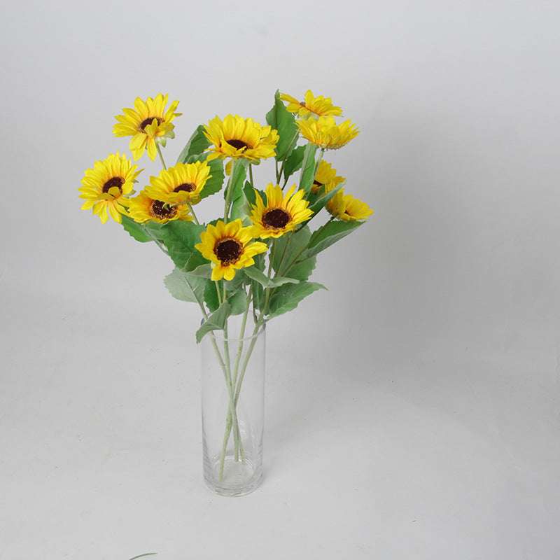 artificial flower, desktop decorative crafts, Mini sunflower decor - available at Sparq Mart