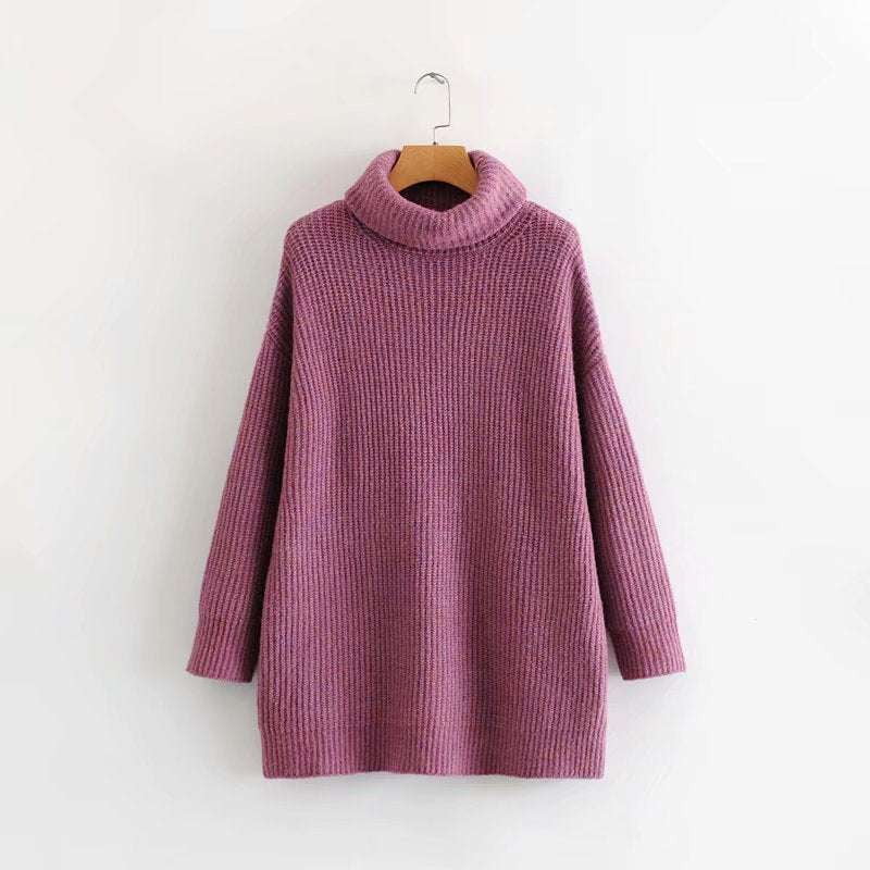 cozy knitwear, loose pullover sweater, trendy long sleeve sweater - available at Sparq Mart