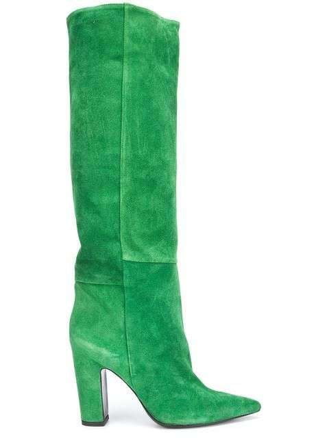 Colorful Over-the-Knee Boots, High Heel Thigh Boots, Pointed Toe Stiletto Boots - available at Sparq Mart