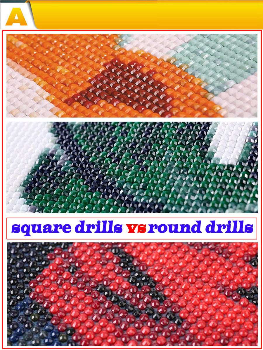 African girl diamond painting, fashion diamond embroidery, square round diamond painting - available at Sparq Mart