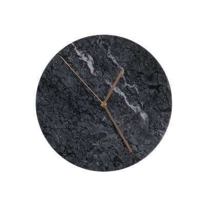 Creative Marble Clock, Mute Bedroom Clock, Nordic Wall Clock - available at Sparq Mart