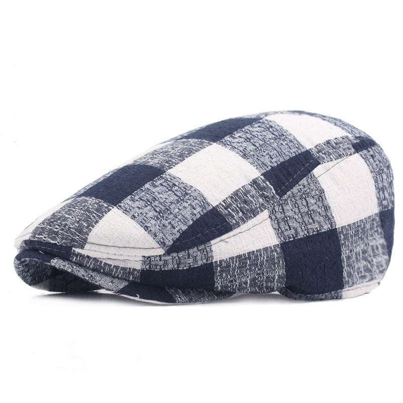 Chic Beret Caps, Stylish Plaid Beret, Women's Tartan Beret - available at Sparq Mart